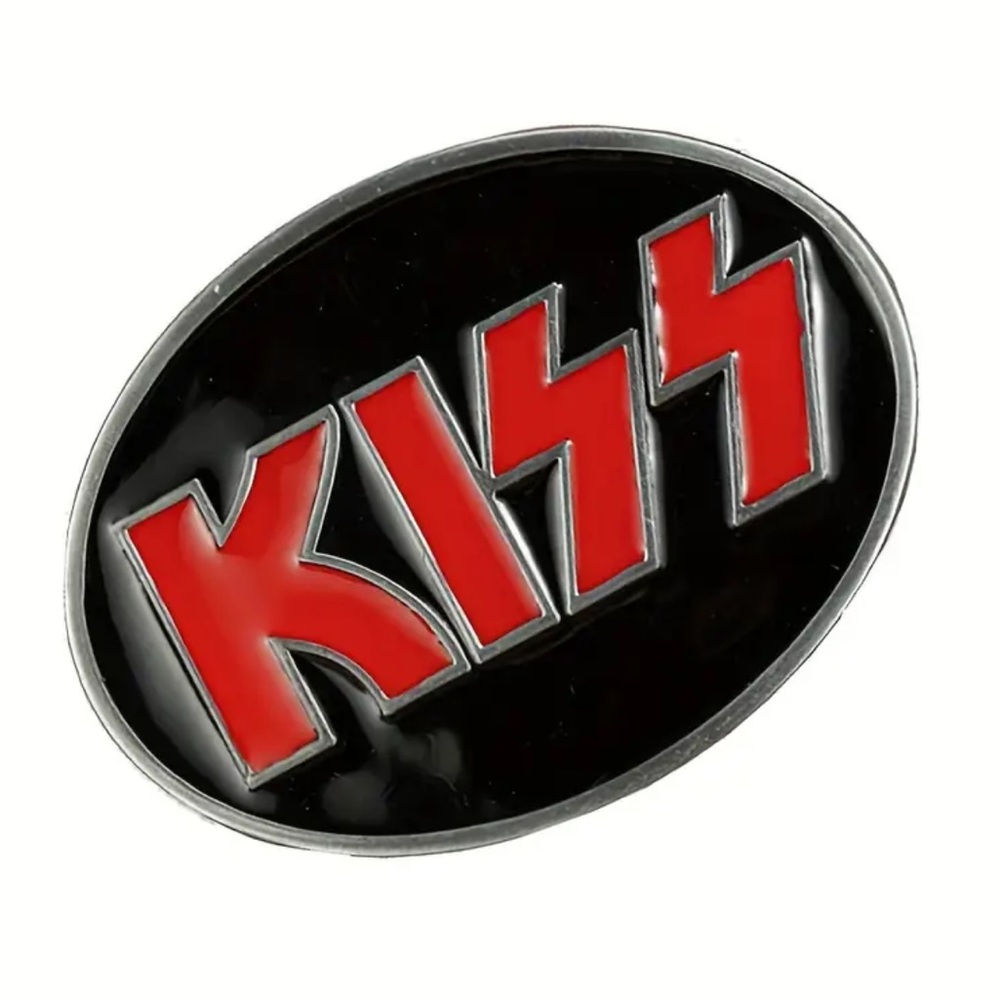 NWT KISS Rock Band Collectible Men’s Metal Alloy Belt Buckle